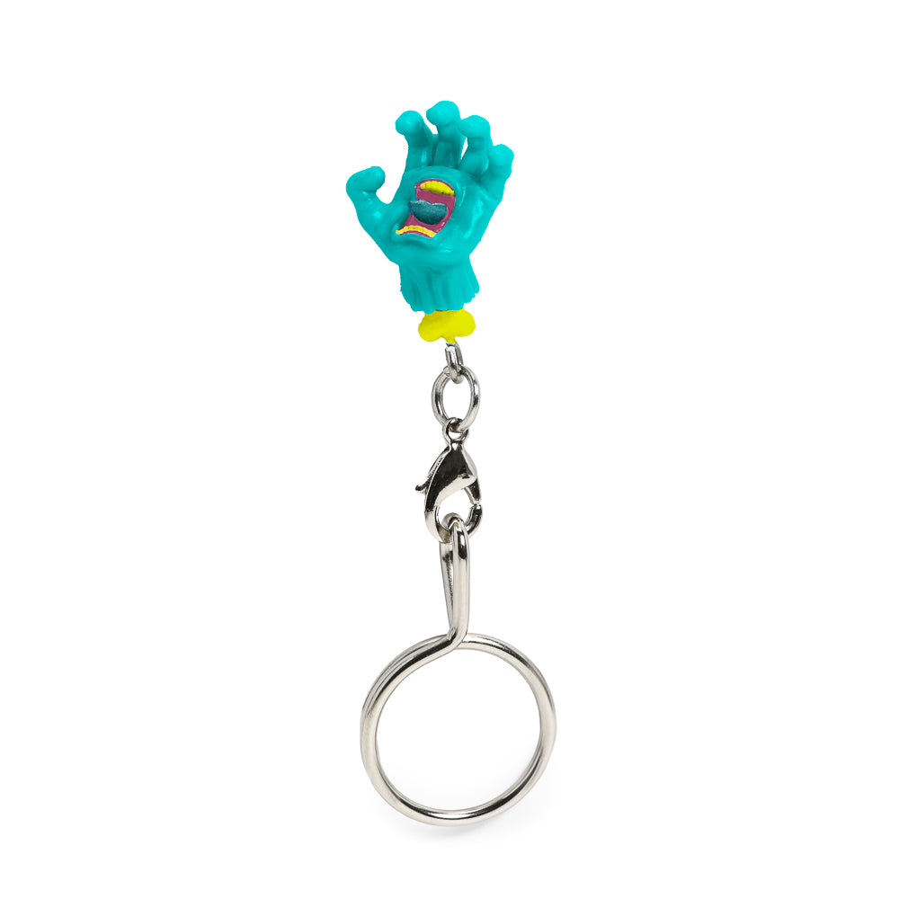 Santa Cruz Skateboards - 40th Anniversary Screaming Hand Blind Box Keychain Series - Teal - Kidrobot