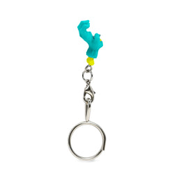 Santa Cruz Skateboards - 40th Anniversary Screaming Hand Blind Box Keychain Series - Teal - Kidrobot