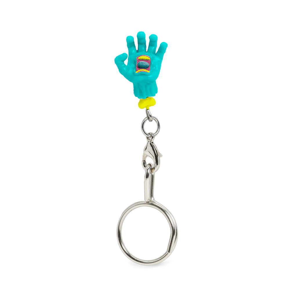 Santa Cruz Skateboards - 40th Anniversary Screaming Hand Blind Box Keychain Series - Teal - Kidrobot