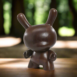 Kidrobot RAW Black Walnut 8" Wood Dunny (Limited Edition of 1000) (PRE-ORDER)