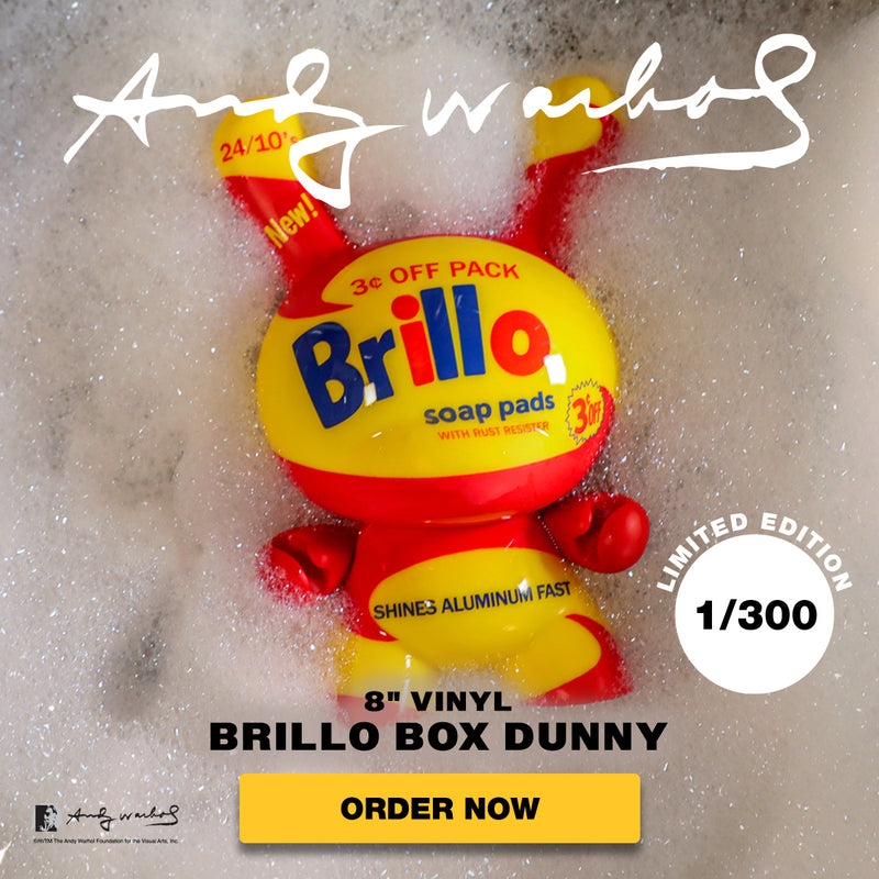 Andy Warhol Yellow Brillo Box Dunny - Kidrobot
