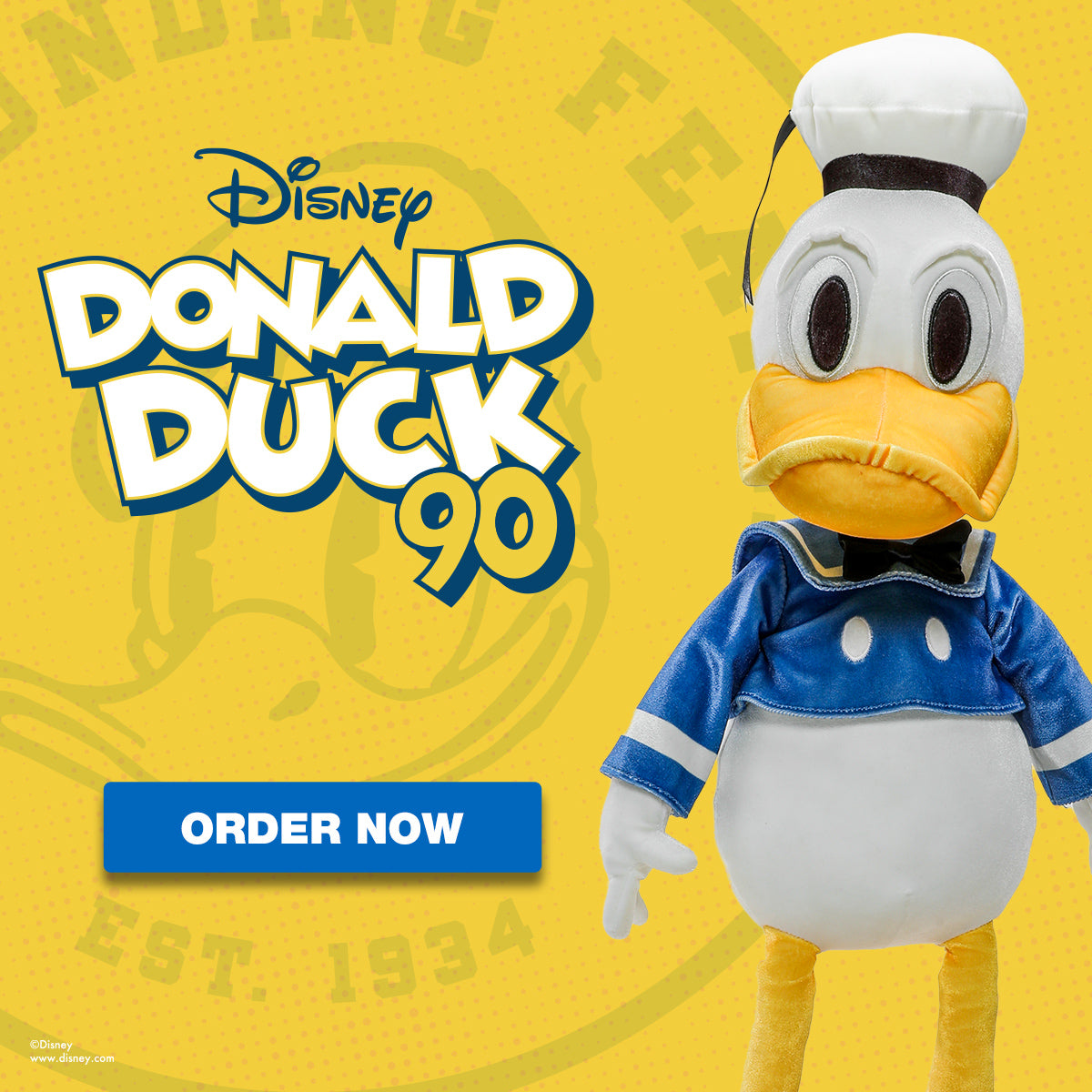 Disney Donald Duck 90th Year Celebration Premium Plush - Kidrobot