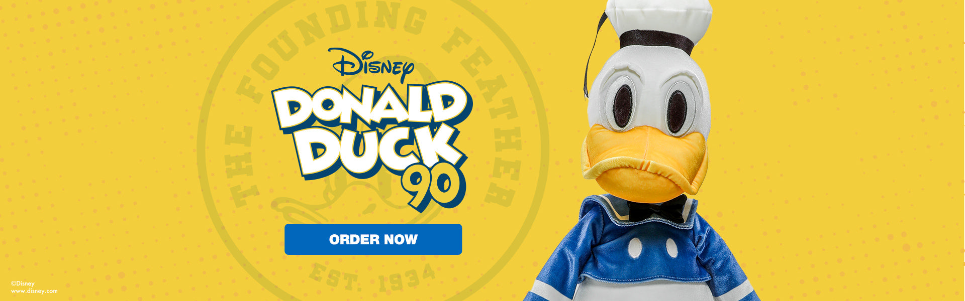 Disney Donald Duck 90th Year Celebration Premium Plush - Kidrobot