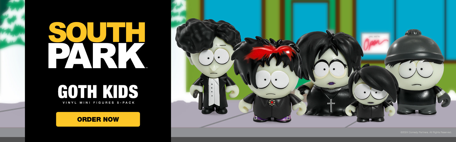 South Park Goth Kids Vinyl Mini Figures 5-Pack - Kidrobot