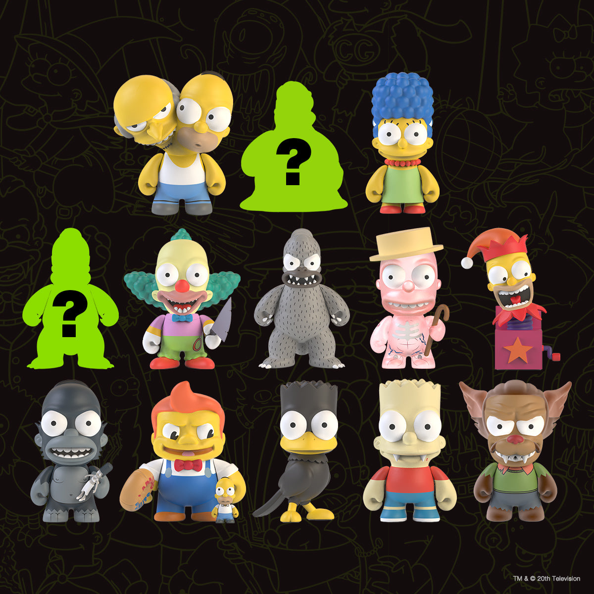 The Simpsons Treehouse of Horror Blind Box Mini Figure Series 2 - Kidrobot