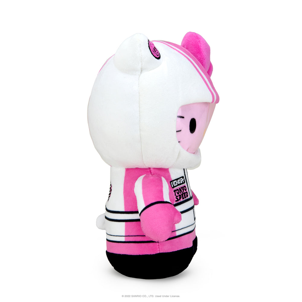 NEW CUTE HELLO KITTY PLUSH STUFFED TOY BACKPACK In Pink/Blue Color Outfit