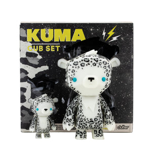 G.I.D. Leopard Kuma Bear and Kub Vinyl Art Figure Set by Dead Beat City (Limited Edition of 100) - Kidrobot