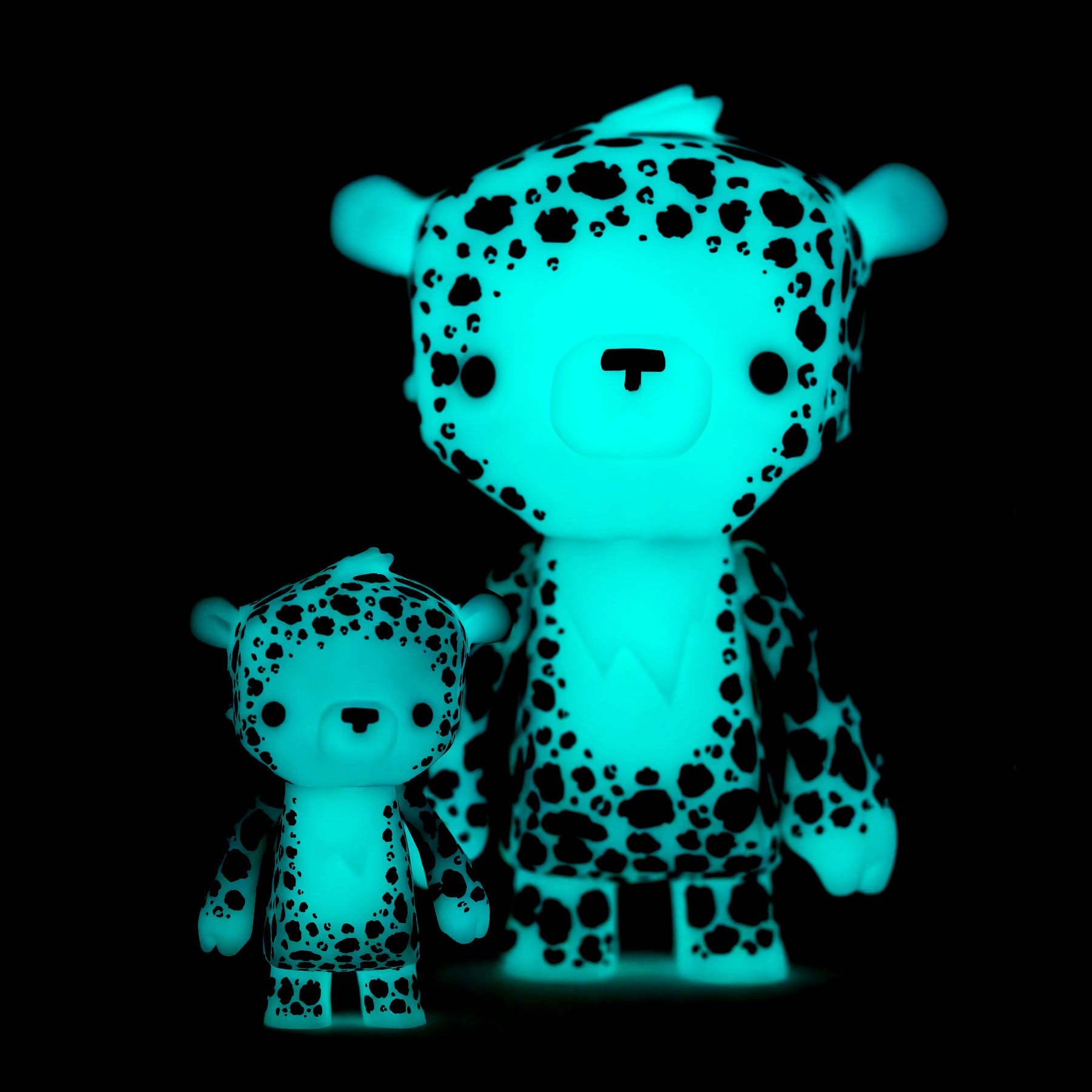 G.I.D. Leopard Kuma Bear and Kub Vinyl Art Figure Set by Dead Beat City (Limited Edition of 100) - Kidrobot