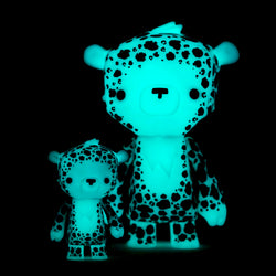 G.I.D. Leopard Kuma Bear and Kub Vinyl Art Figure Set by Dead Beat City (Limited Edition of 100) - Kidrobot