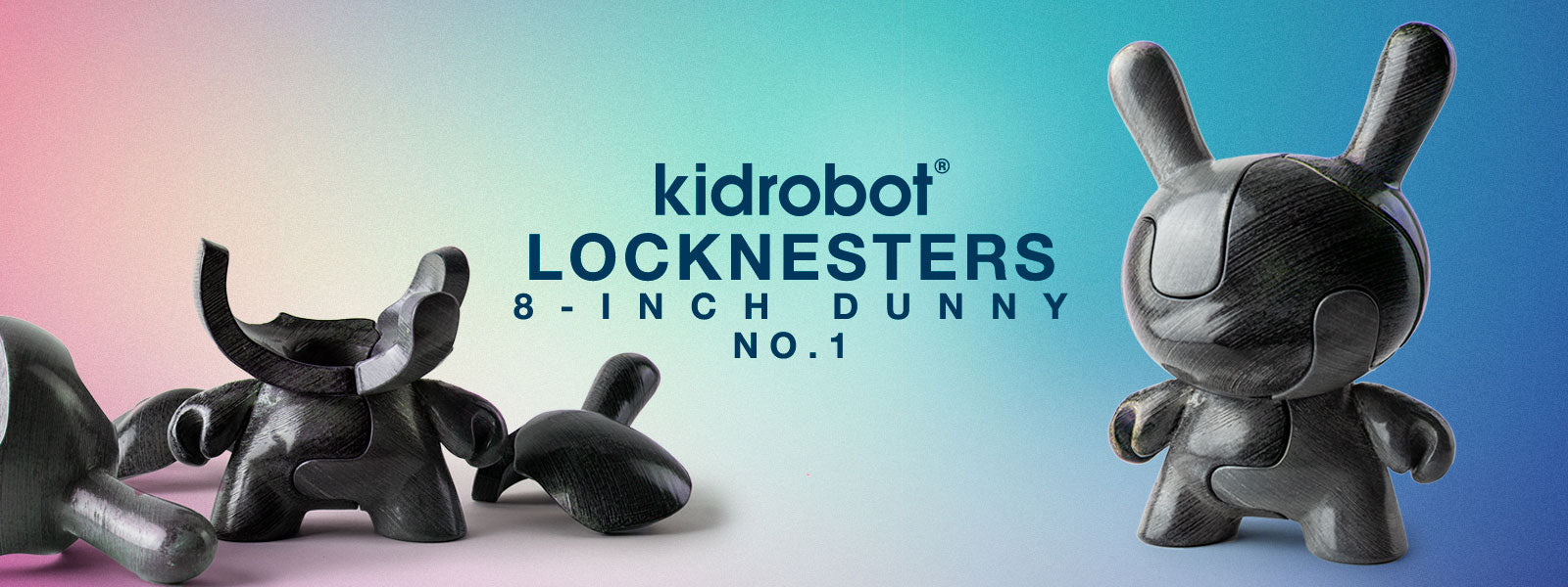 Kidrobot x Locknesters Puzzle Dunny Art Figure