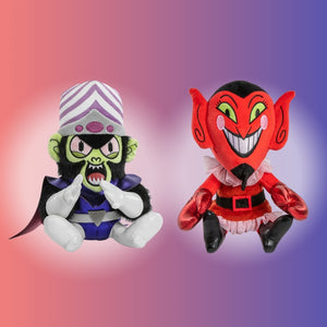 The Powerpuff Girls - HIM and Mojo Jojo Phunny Plush 2-Pack Bundle - Kidrobot