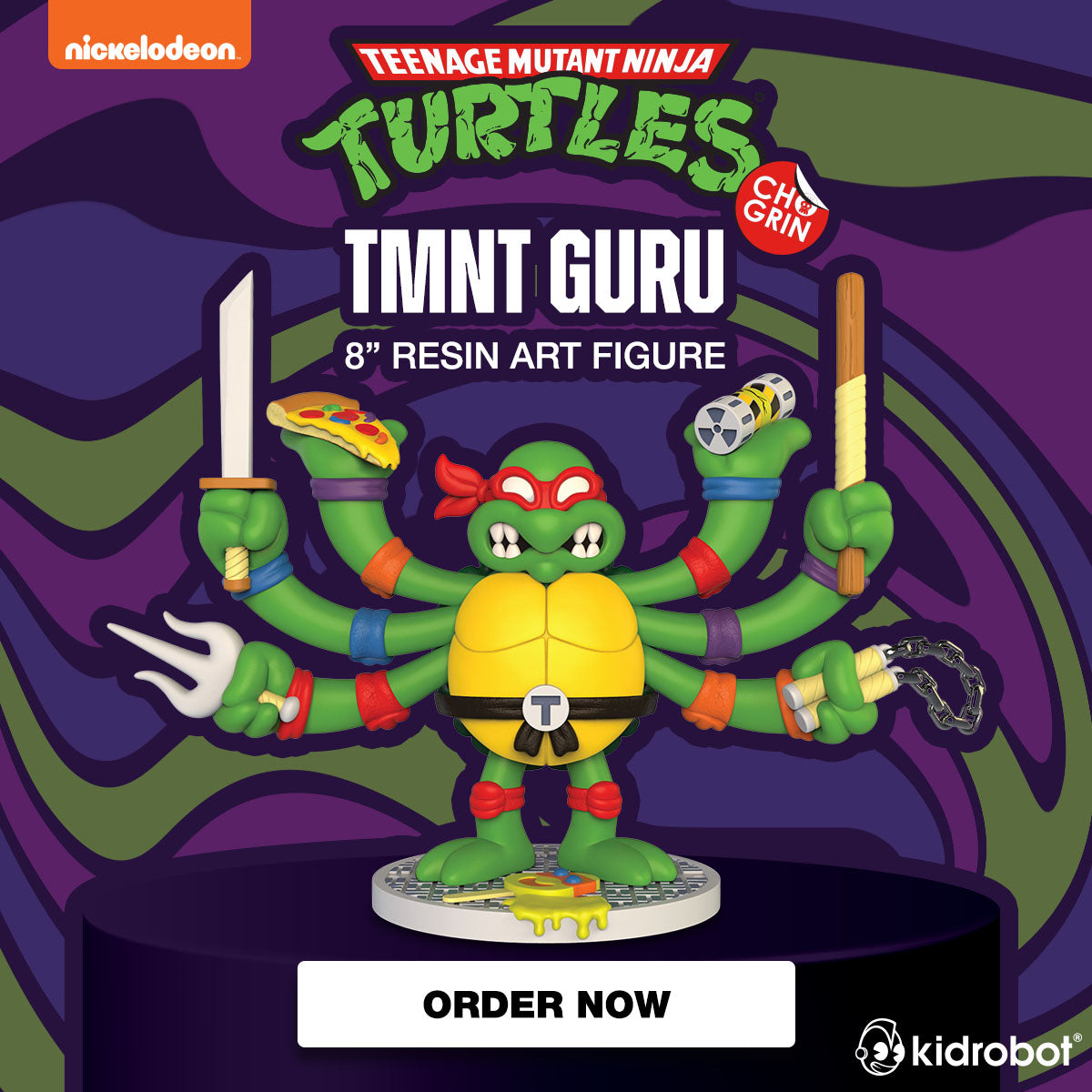 TMNT x Chogrin Designer Art Figure by Kidrobot - Limited Edition Drop