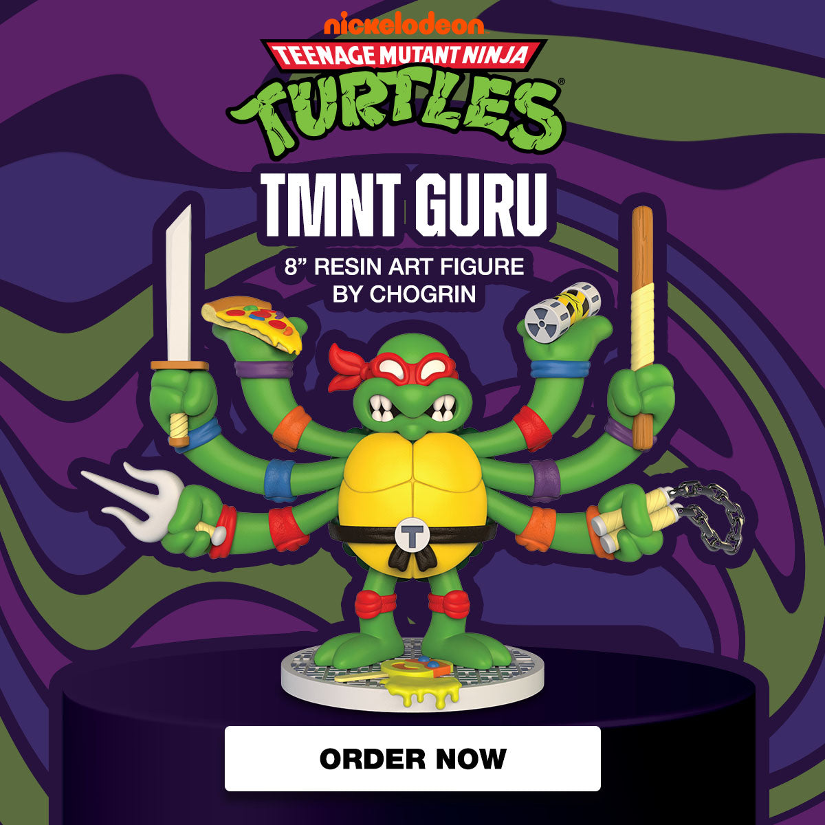 TMNT x Chogrin Designer Art Figure by Kidrobot - Limited Edition Drop