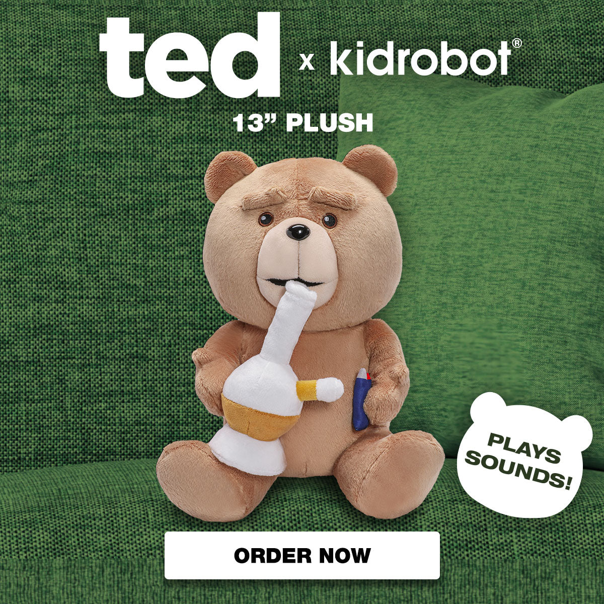 Ted Plush with Sound - Order Now