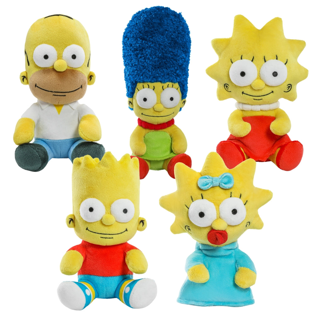 The Simpsons Family Phunny Plush 5-Pack Bundle - Kidrobot