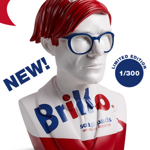 Andy Warhol The Bust 12" Art Sculpture - White Brillo Edition (Limited Edition of 300) (PRE-ORDER) - Kidrobot