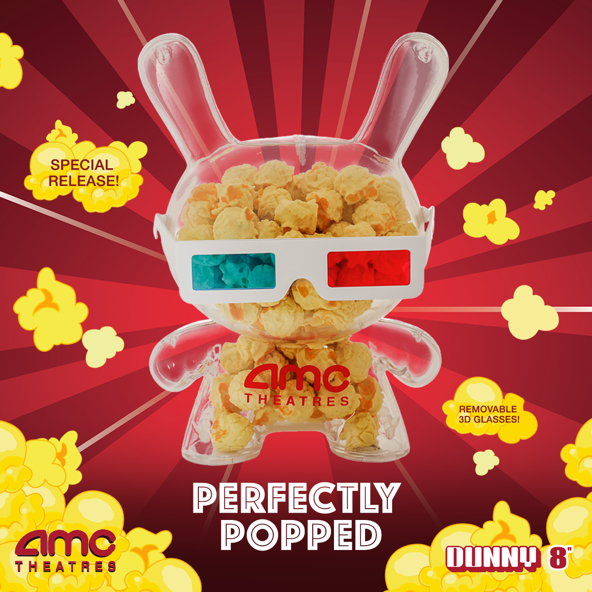 AMC Theatres x Perfectly Popped Dunny - Kidrobot