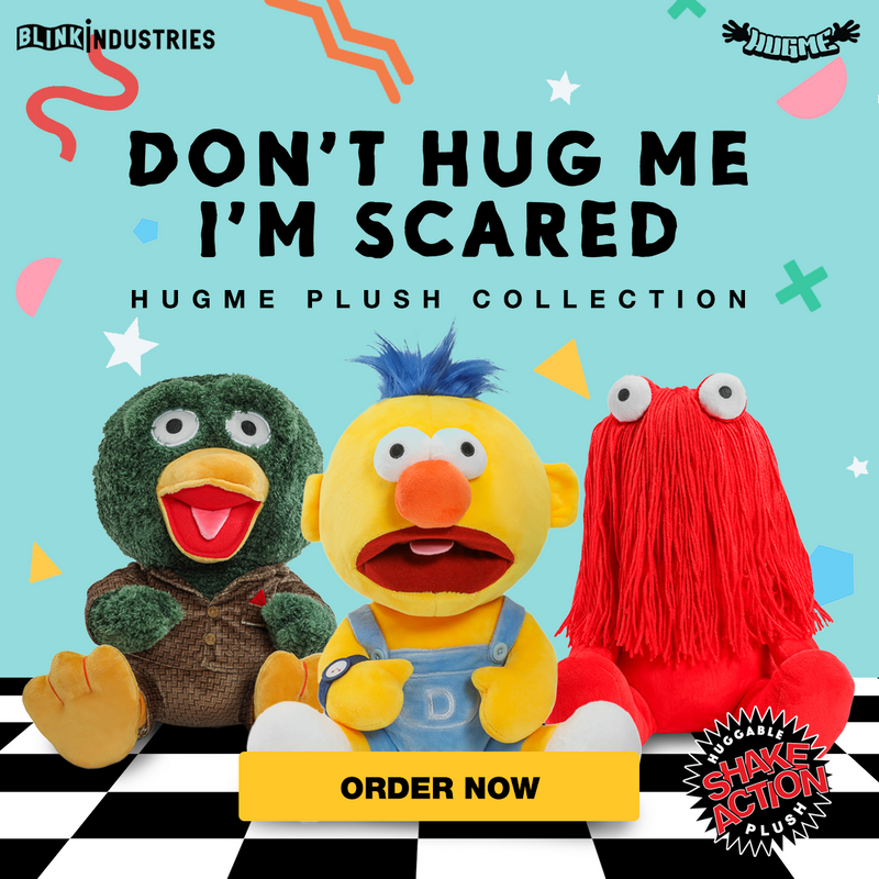 HugMe Plush by Kidrobot Promotional banner 1