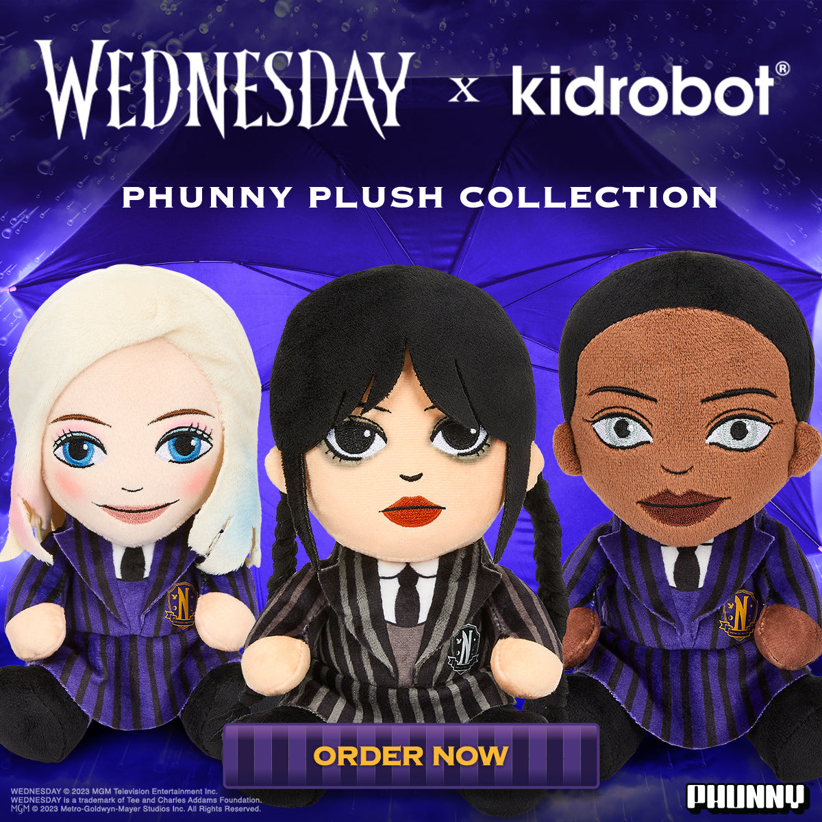 Wednesday Phunny Plush Bundle (PRE-ORDER)