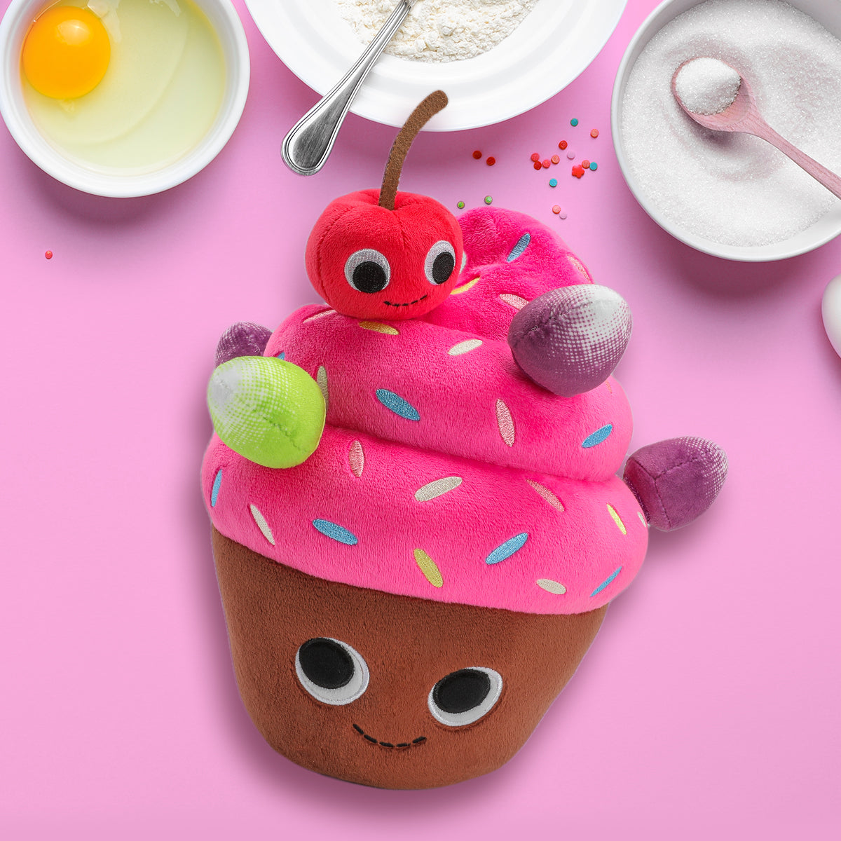 Yummy World Rosie the Cherry Cupcake with Gum Drops Plush - Kidrobot