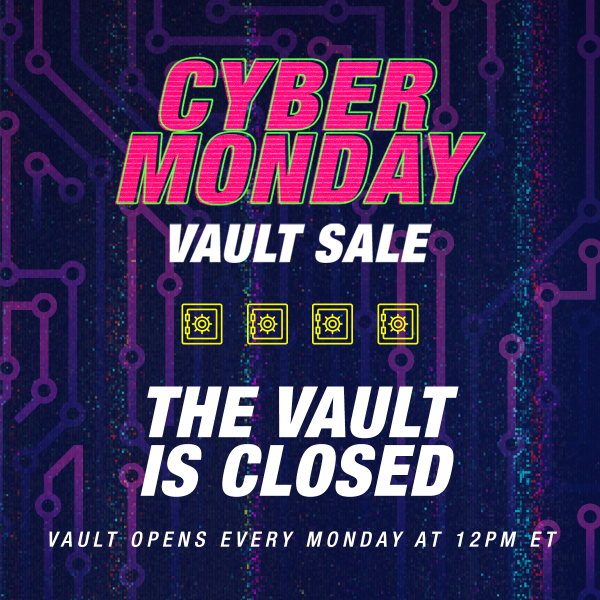 Kidrobot Cyber Monday Vault Sale - Vault is closed