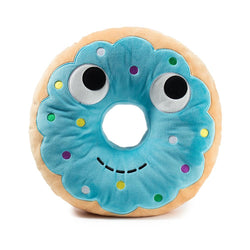 Yummy World Blue Donut Plush Food Pillow - Kidrobot - Designer Art Toys