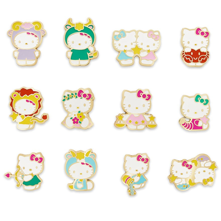 Hello Kitty® Star Sign Zodiac Enamel Pin Series - Kidrobot - Shop Designer Art Toys at Kidrobot.com