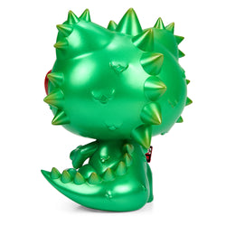 Hello Kitty Kaiju Cosplay 8" Vinyl Art Figure - Metallic Green Edition - Kidrobot