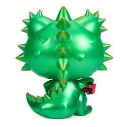 Hello Kitty Kaiju Cosplay 8" Vinyl Art Figure - Metallic Green Edition - Kidrobot