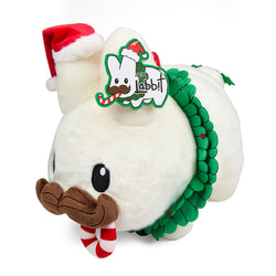 Holiday Wreath Fa La La Labbit 14" Plush by Frank Kozik - Kidrobot