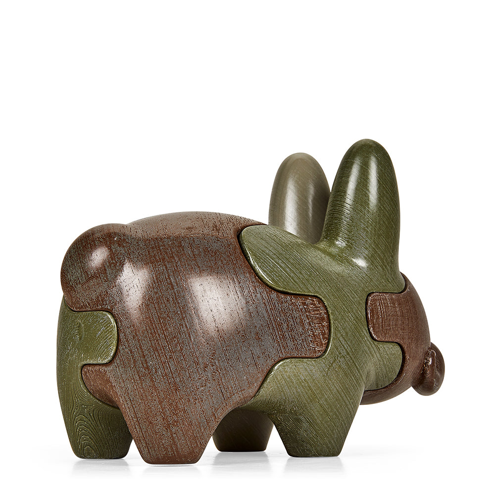 Locknesters Interchangeable Puzzle Labbit, No. 2 - Camo Edition (PRE-ORDER) - Kidrobot - Shop Designer Art Toys at Kidrobot.com