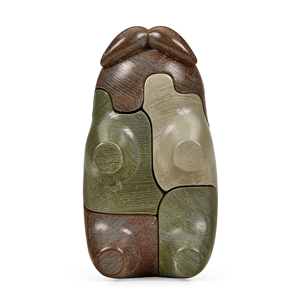 Locknesters Interchangeable Puzzle Labbit, No. 2 - Camo Edition (PRE-ORDER) - Kidrobot - Shop Designer Art Toys at Kidrobot.com