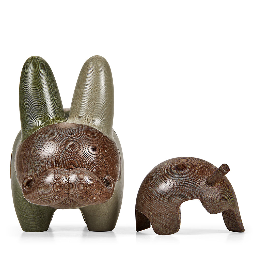 Locknesters Interchangeable Puzzle Labbit, No. 2 - Camo Edition (PRE-ORDER) - Kidrobot - Shop Designer Art Toys at Kidrobot.com