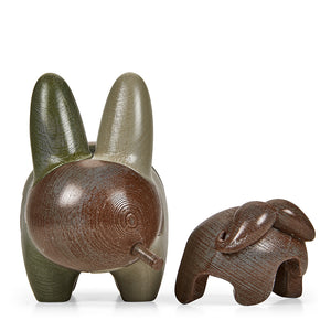 Locknesters Interchangeable Puzzle Labbit, No. 2 - Camo Edition (PRE-ORDER) - Kidrobot - Shop Designer Art Toys at Kidrobot.com