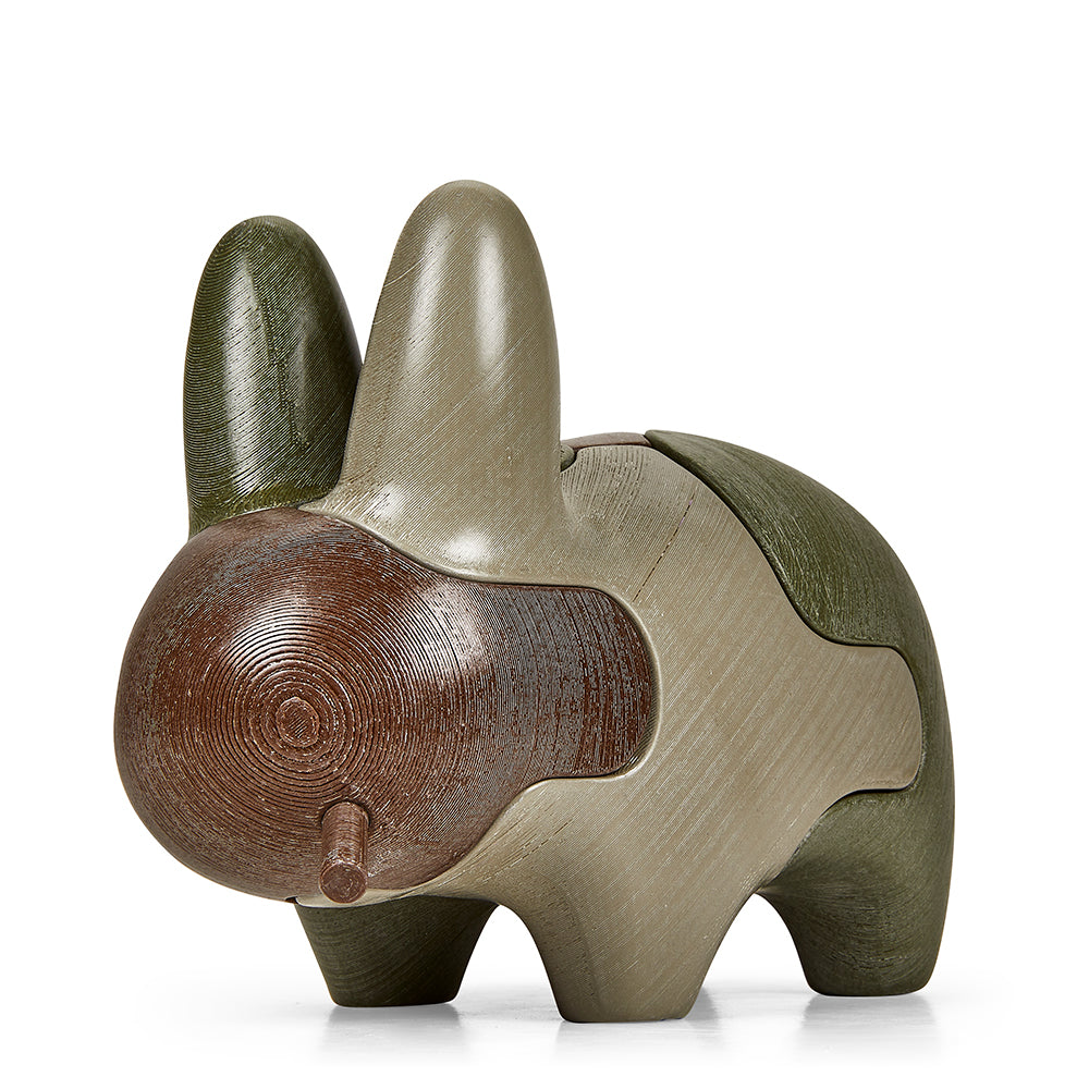 Locknesters Interchangeable Puzzle Labbit, No. 2 - Camo Edition (PRE-ORDER) - Kidrobot - Shop Designer Art Toys at Kidrobot.com