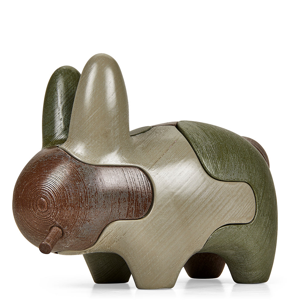 Locknesters Interchangeable Puzzle Labbit, No. 2 - Camo Edition (PRE-ORDER) - Kidrobot - Shop Designer Art Toys at Kidrobot.com