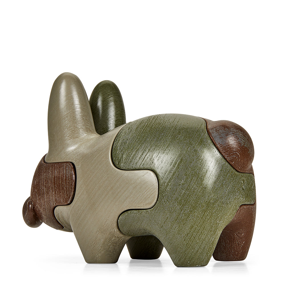 Locknesters Interchangeable Puzzle Labbit, No. 2 - Camo Edition (PRE-ORDER) - Kidrobot - Shop Designer Art Toys at Kidrobot.com