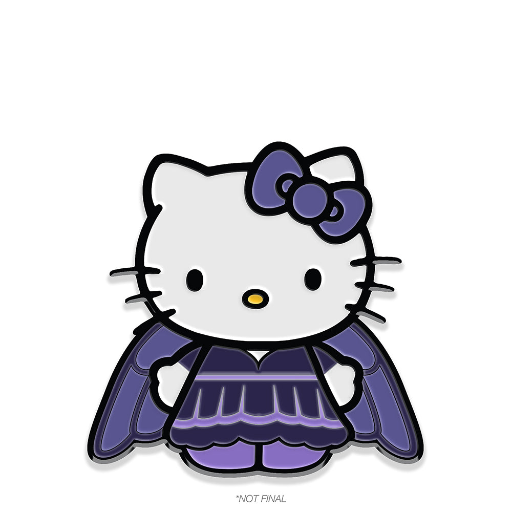 Hello Kitty Halloween Fuzzy Suit Costume Enamel Pin – Get Lojos Mojo