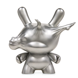 Breaking Free 8-Inch Resin Dunny by WHATSHISNAME - Metallic Silver Edition - Kidrobot