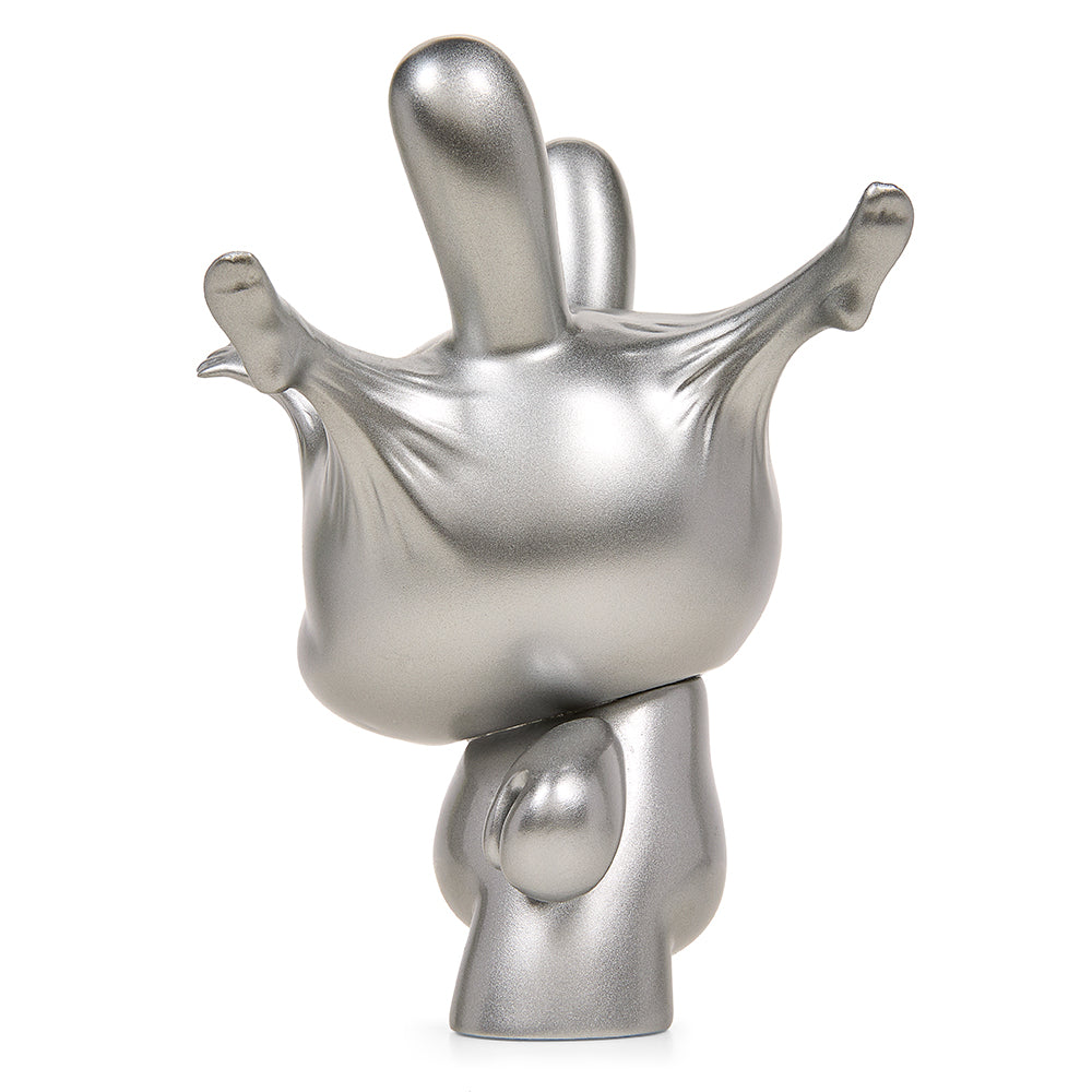 Breaking Free 8-Inch Resin Dunny by WHATSHISNAME - Metallic Silver Edition - Kidrobot