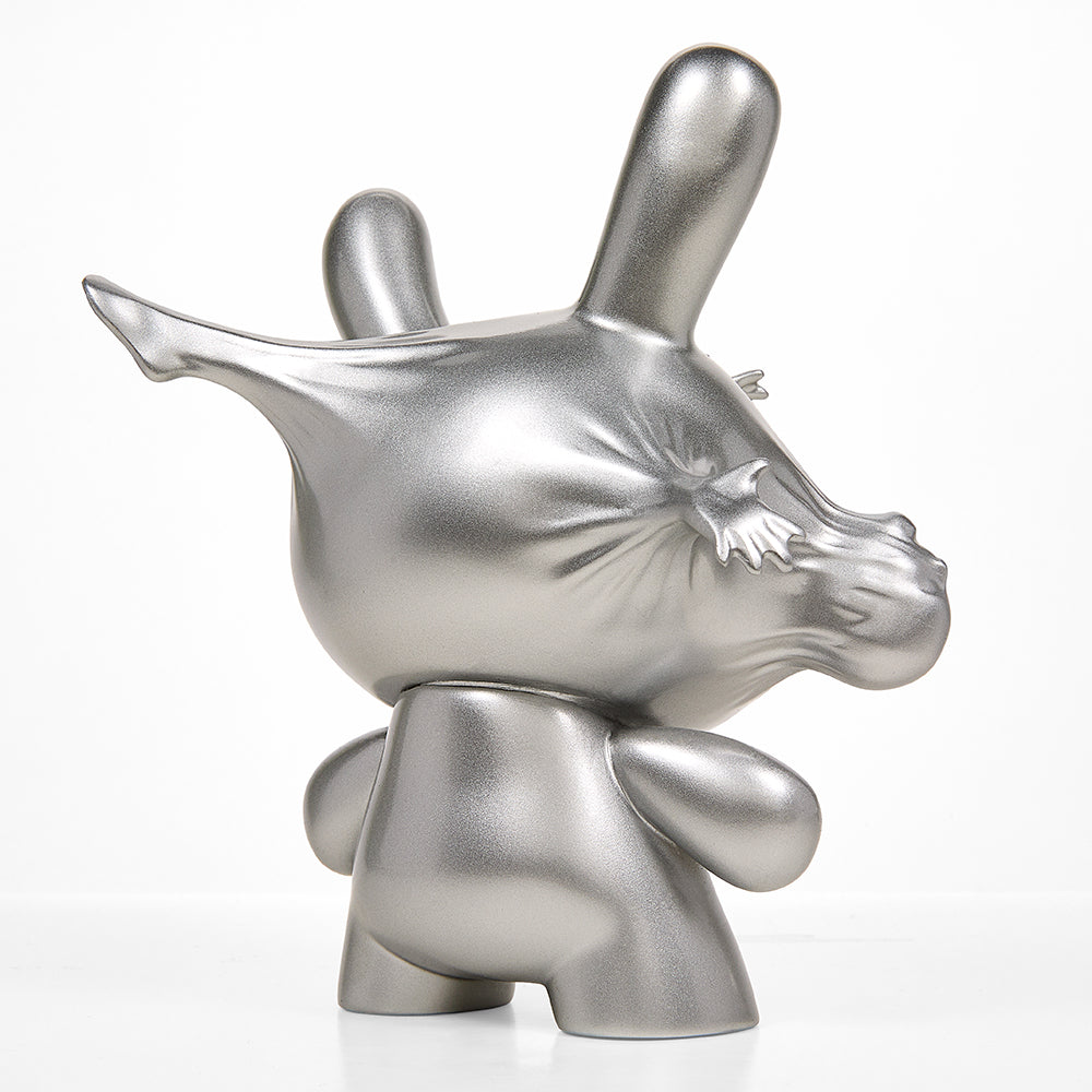 Breaking Free 8-Inch Resin Dunny by WHATSHISNAME - Metallic Silver Edition - Kidrobot