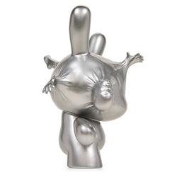 Breaking Free 8-Inch Resin Dunny by WHATSHISNAME - Metallic Silver Edition - Kidrobot