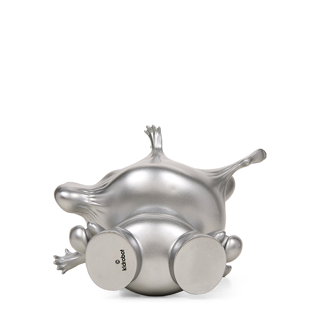 Breaking Free 8-Inch Resin Dunny by WHATSHISNAME - Metallic Silver Edition - Kidrobot