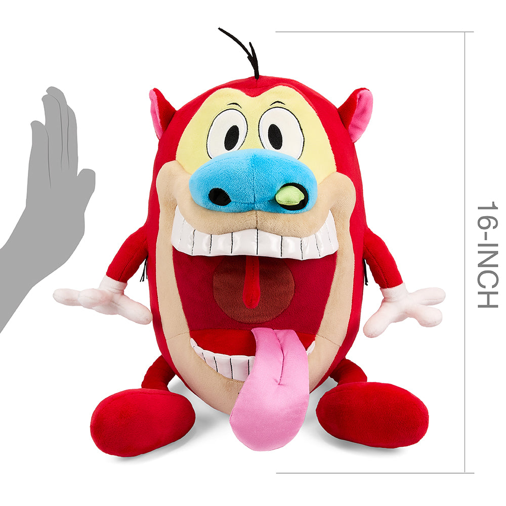 Ren & Stimpy HugMe Shake-Action Plush - Stimpy (PRE-ORDER) - Kidrobot