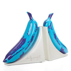 Andy Warhol 10” Lustre Gloss Resin Bookends - Blue Banana (PRE-ORDER) - Kidrobot