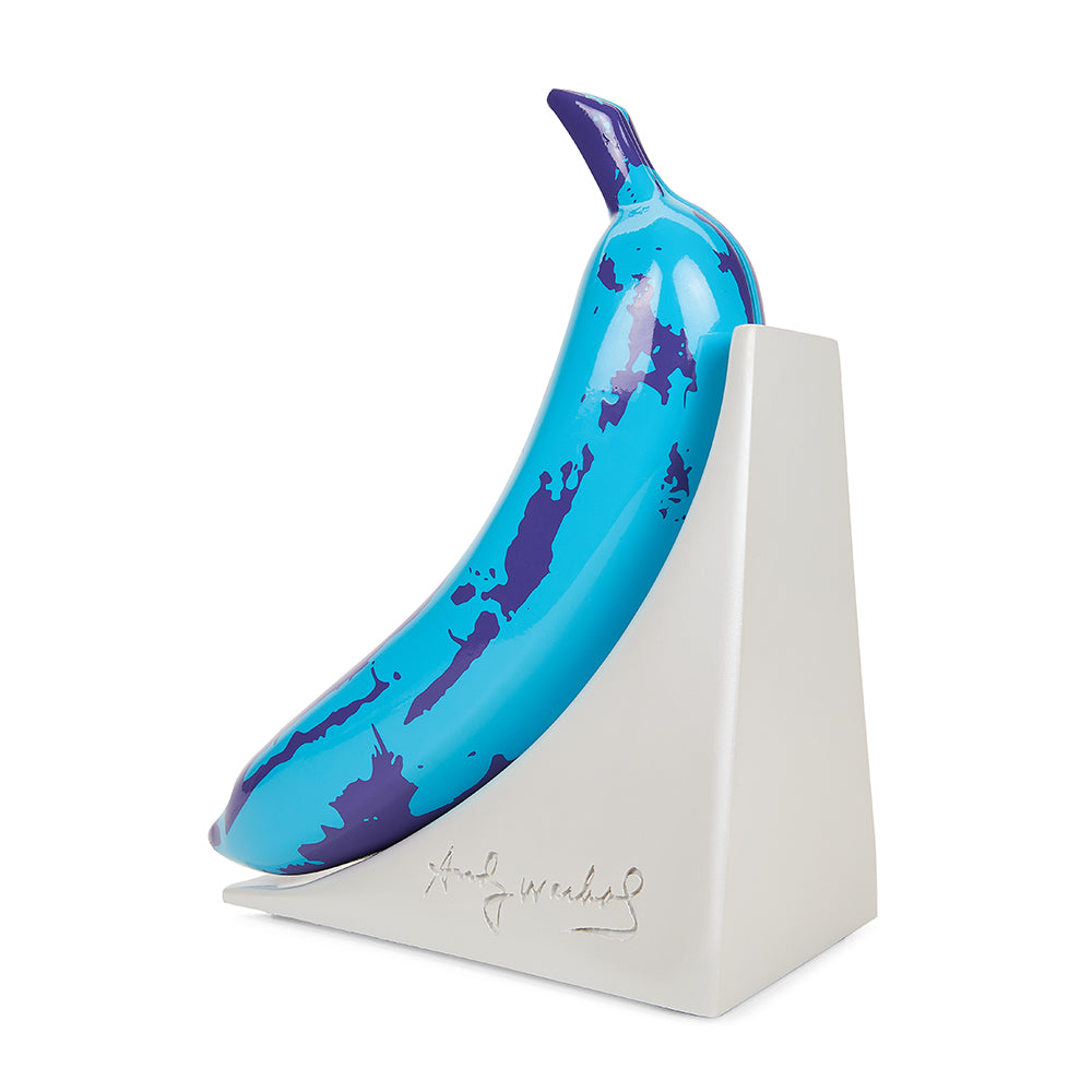 Andy Warhol 10” Lustre Gloss Resin Bookends - Blue Banana (PRE-ORDER) - Kidrobot