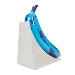 Andy Warhol 10” Lustre Gloss Resin Bookends - Blue Banana (PRE-ORDER) - Kidrobot