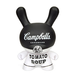 Andy Warhol 8" Campbell's Soup Masterpiece Dunny - Black and White Edition (Limited Edition of 500) (PRE-ORDER) - Kidrobot