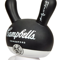 Andy Warhol 8" Campbell's Soup Masterpiece Dunny - Black and White Edition (Limited Edition of 500) (PRE-ORDER) - Kidrobot