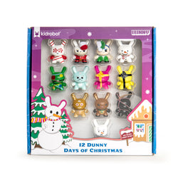 Kidrobot 12 Dunny Days of Christmas Vinyl Dunny Set - Kidrobot - Shop Designer Art Toys at Kidrobot.com